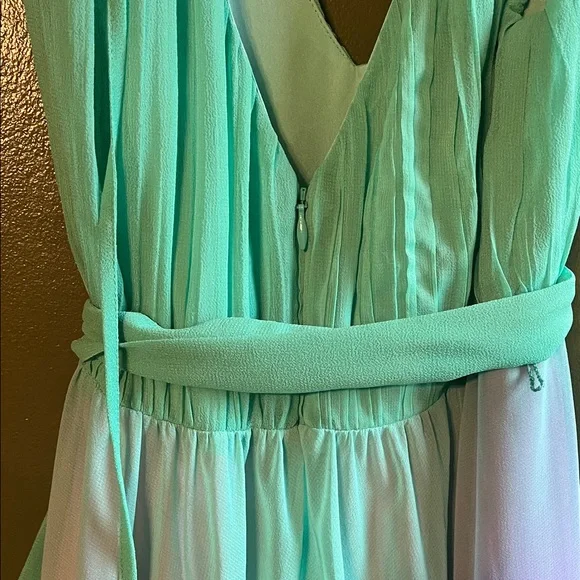 Victoria's Secret Turquoise and Pink Ombre Dress - Picture 4 of 7